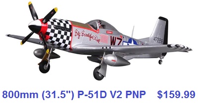 fms 800mm P-51D V2 PNP